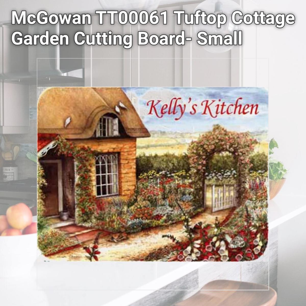 Picture of McGowan TT00061 Tuftop Cottage Garden Cutting Board- Small
