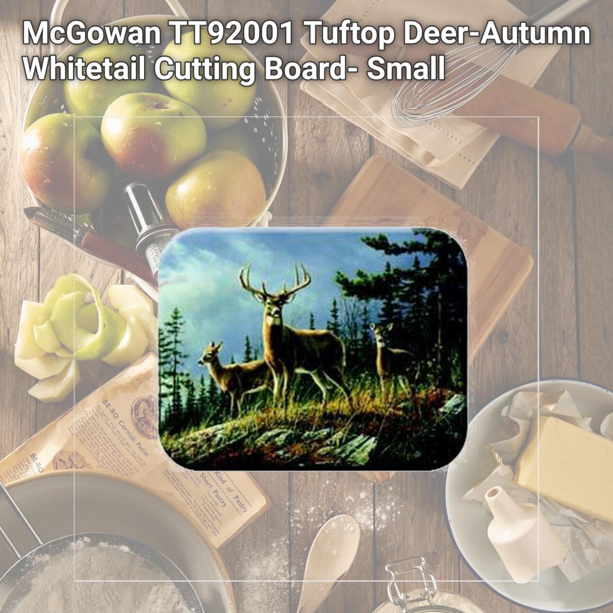 Picture of McGowan TT92001 Tuftop Deer-Autumn Whitetail Cutting Board- Small