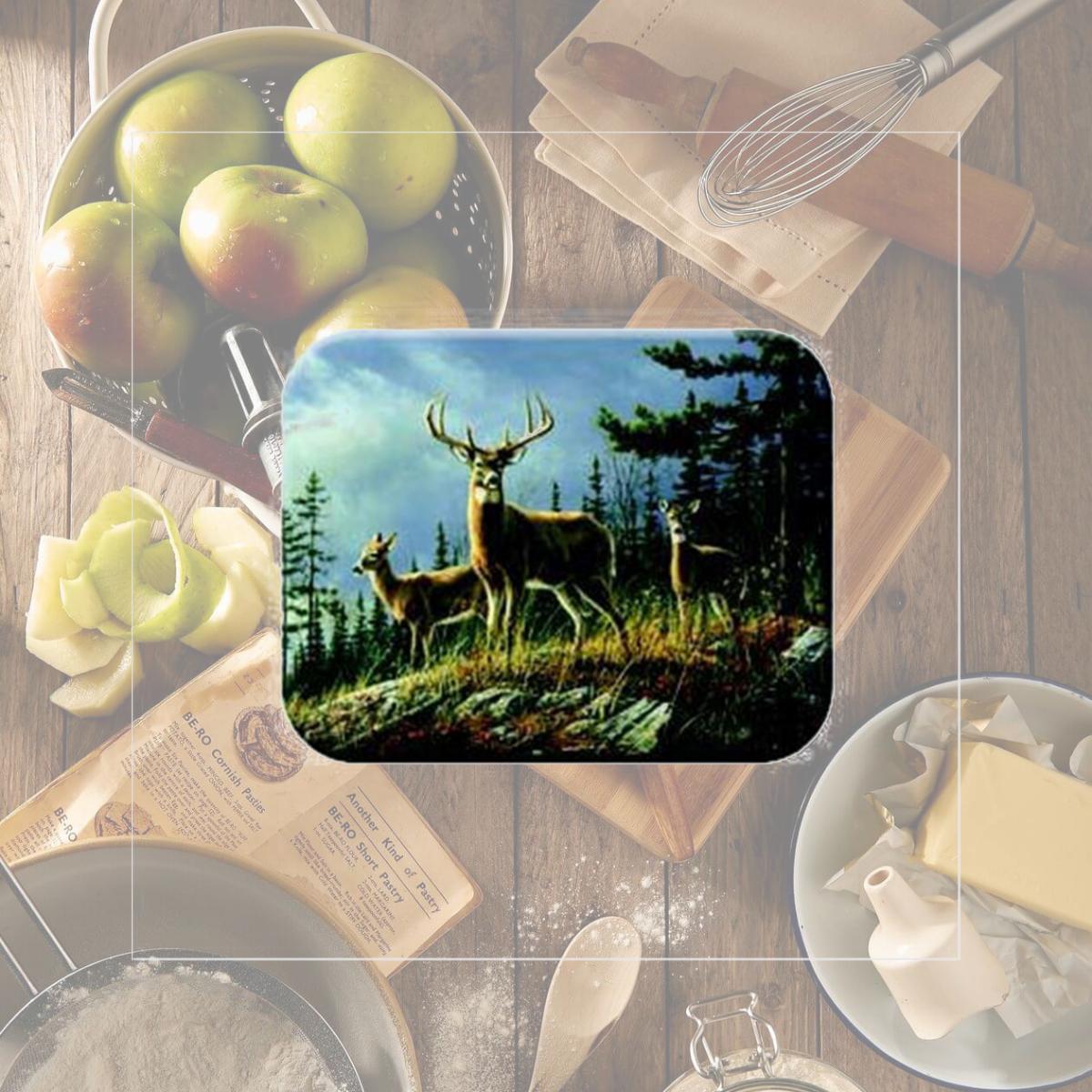Picture of McGowan TT92001 Tuftop Deer-Autumn Whitetail Cutting Board- Small