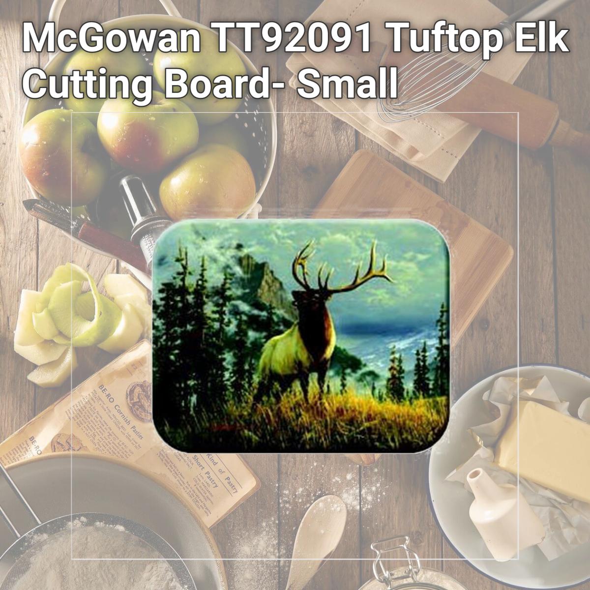 Picture of McGowan TT92091 Tuftop Elk Cutting Board- Small