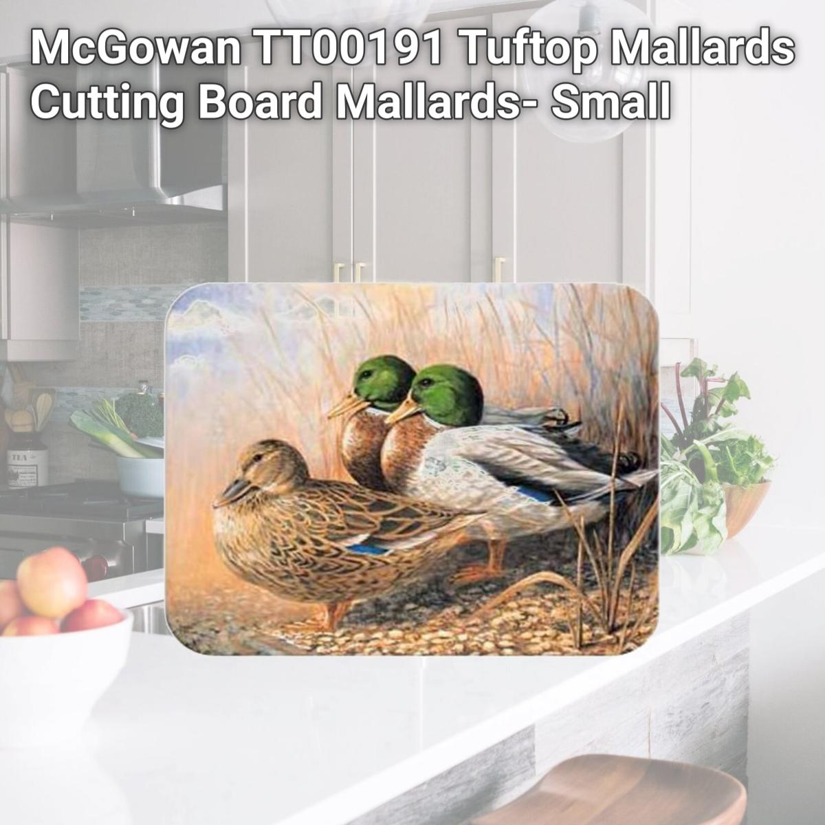 Picture of McGowan TT00191 Tuftop Mallards Cutting Board Mallards- Small