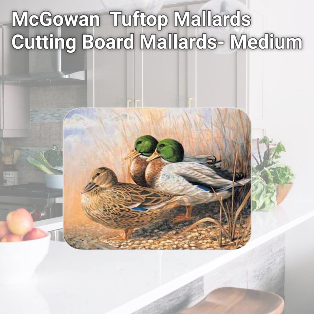 Picture of McGowan TT00192 Tuftop Mallards Cutting Board Mallards- Medium