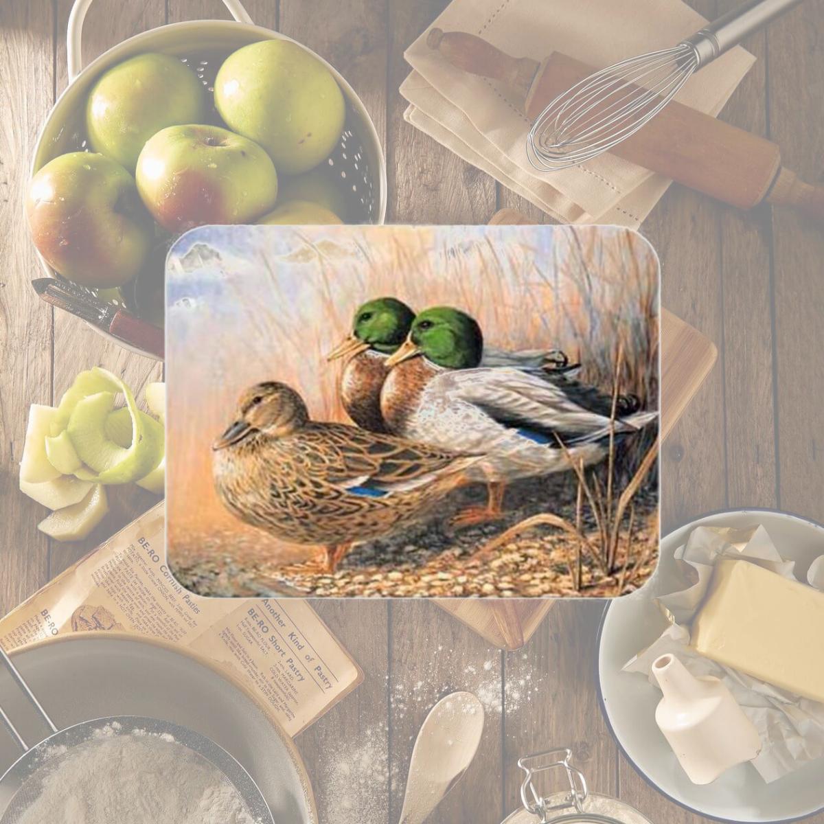 Picture of McGowan TT00192 Tuftop Mallards Cutting Board Mallards- Medium