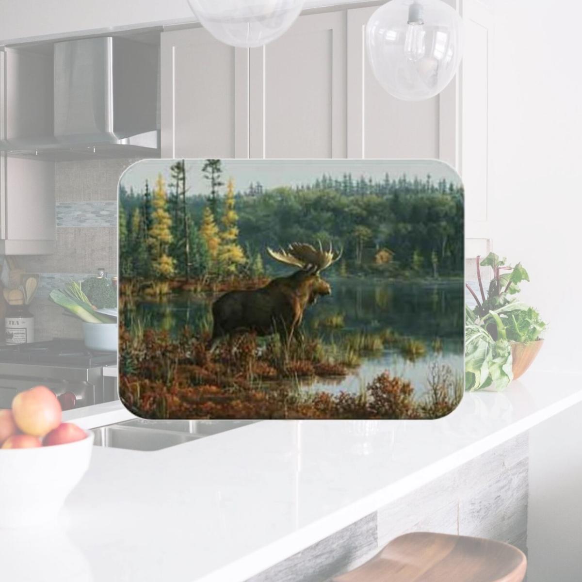 Picture of McGowan TT92211 Tuftop Moose Cutting Board Moose- Small