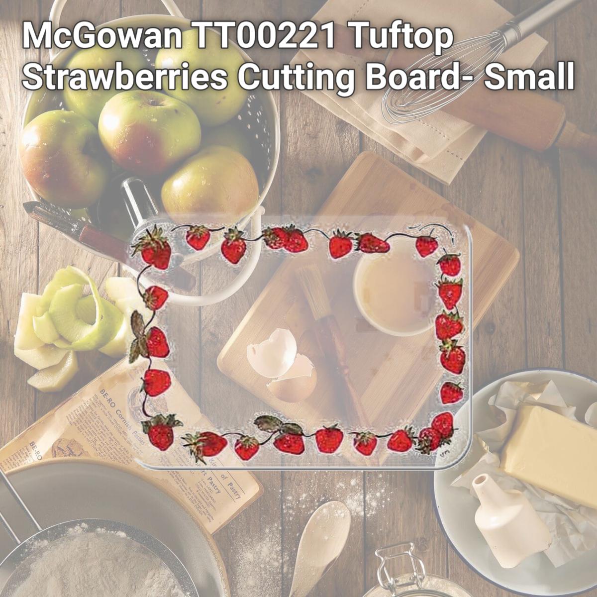 Picture of McGowan TT00221 Tuftop Strawberries Cutting Board- Small