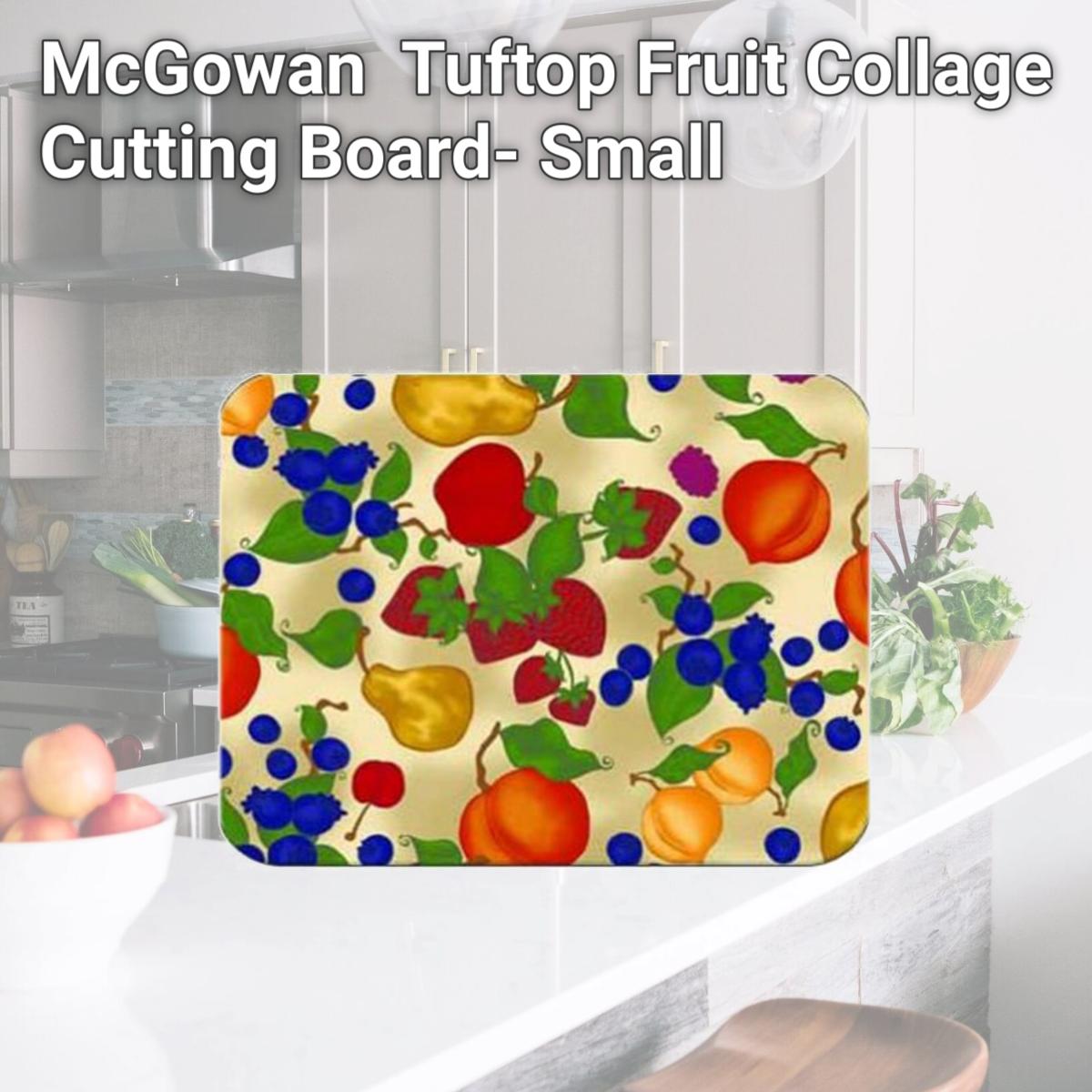 Picture of McGowan TT00441 Tuftop Fruit Collage Cutting Board- Small
