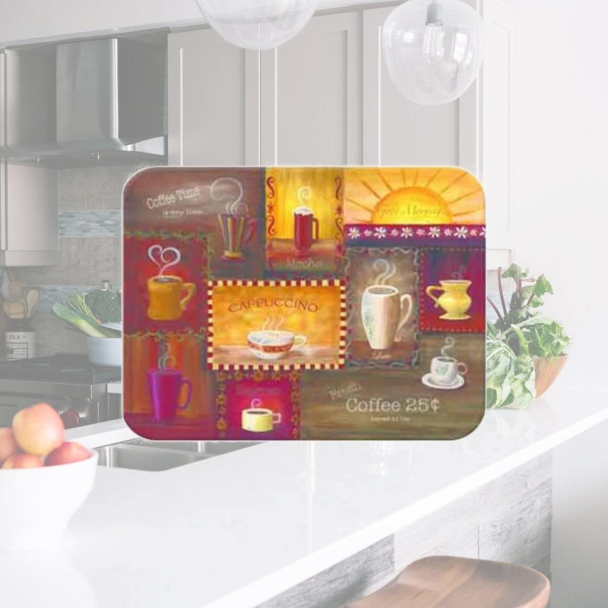 Picture of McGowan TT00581 TufTop Coffee Time Cutting Board- Small