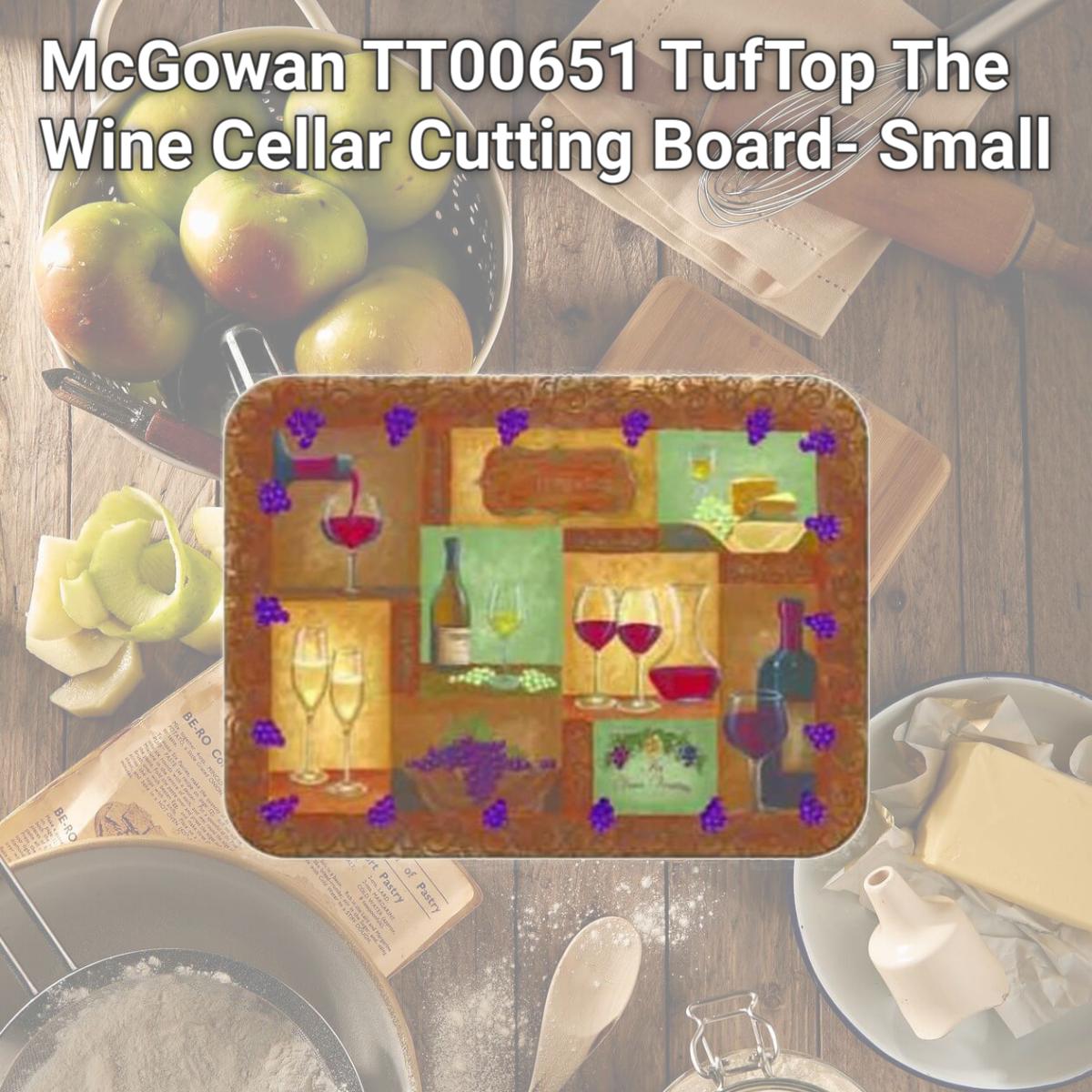 Picture of McGowan TT00651 TufTop The Wine Cellar Cutting Board- Small