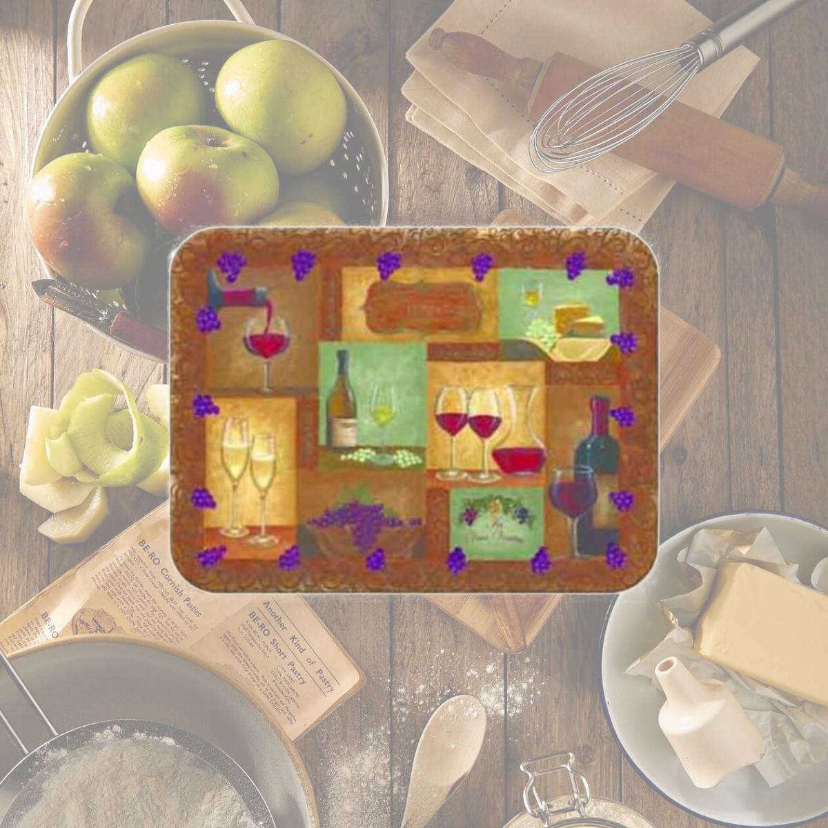 Picture of McGowan TT00651 TufTop The Wine Cellar Cutting Board- Small
