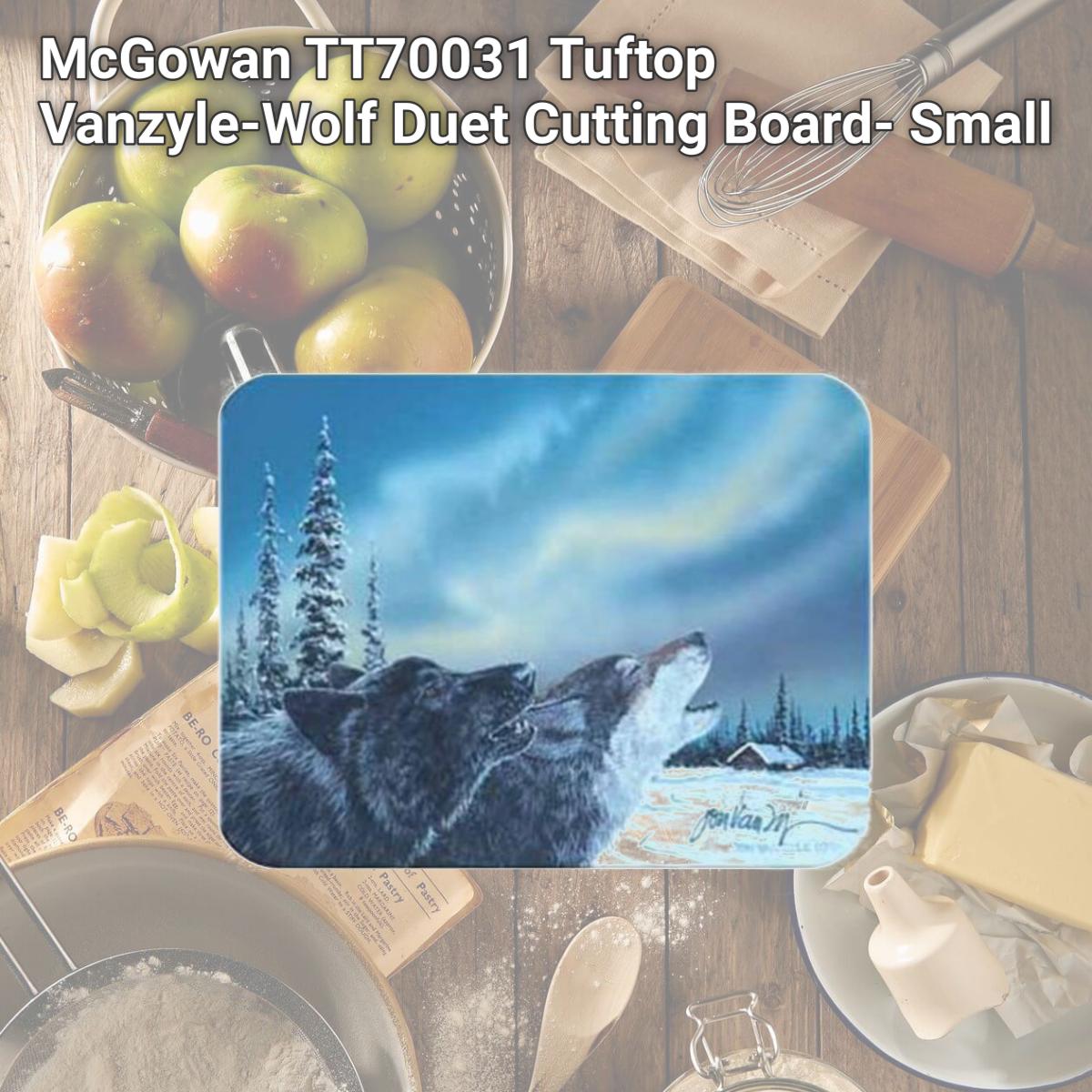 Picture of McGowan TT70031 Tuftop Vanzyle-Wolf Duet Cutting Board- Small