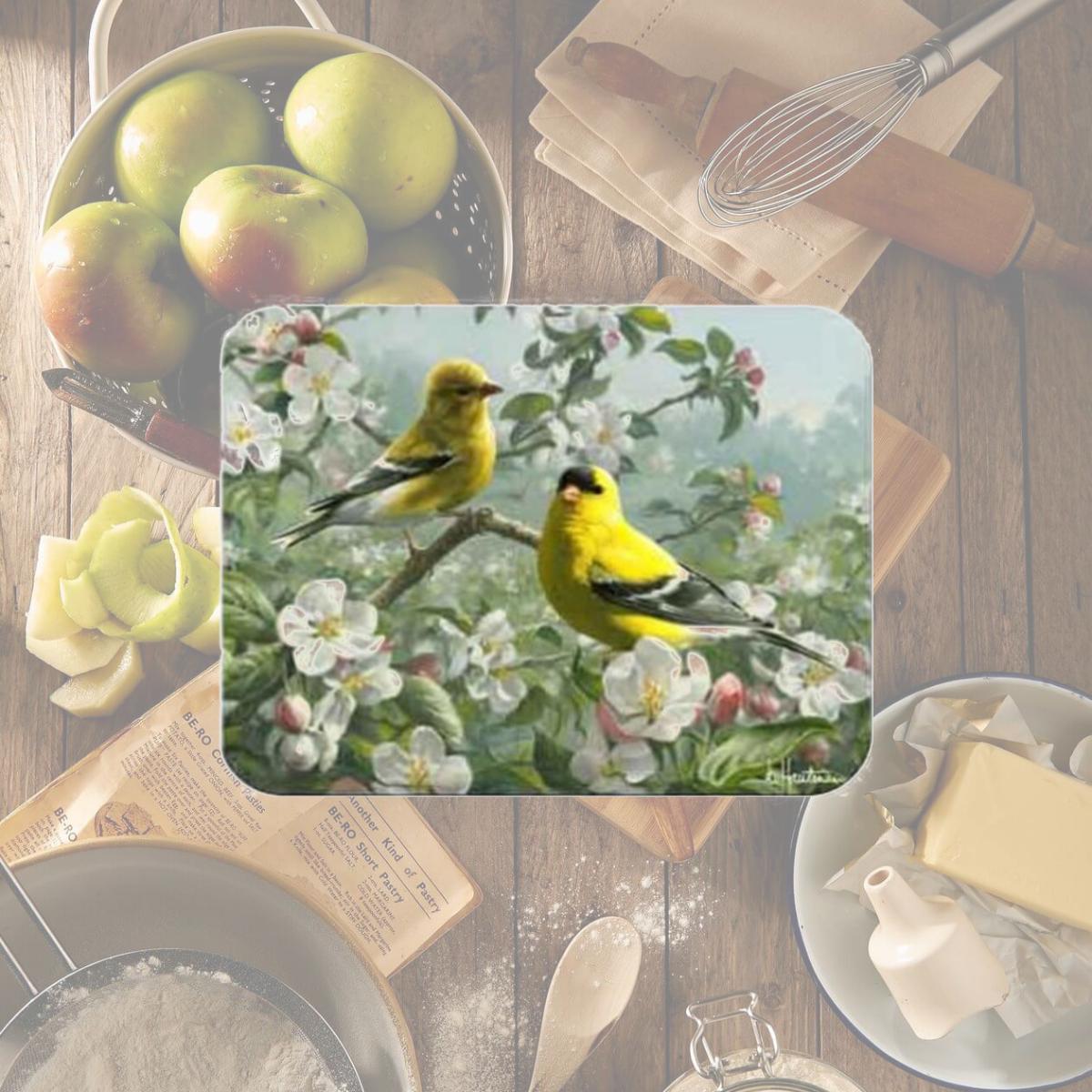Picture of McGowan TT92371 TufTop Orchard Goldfinch Cutting Board- Small