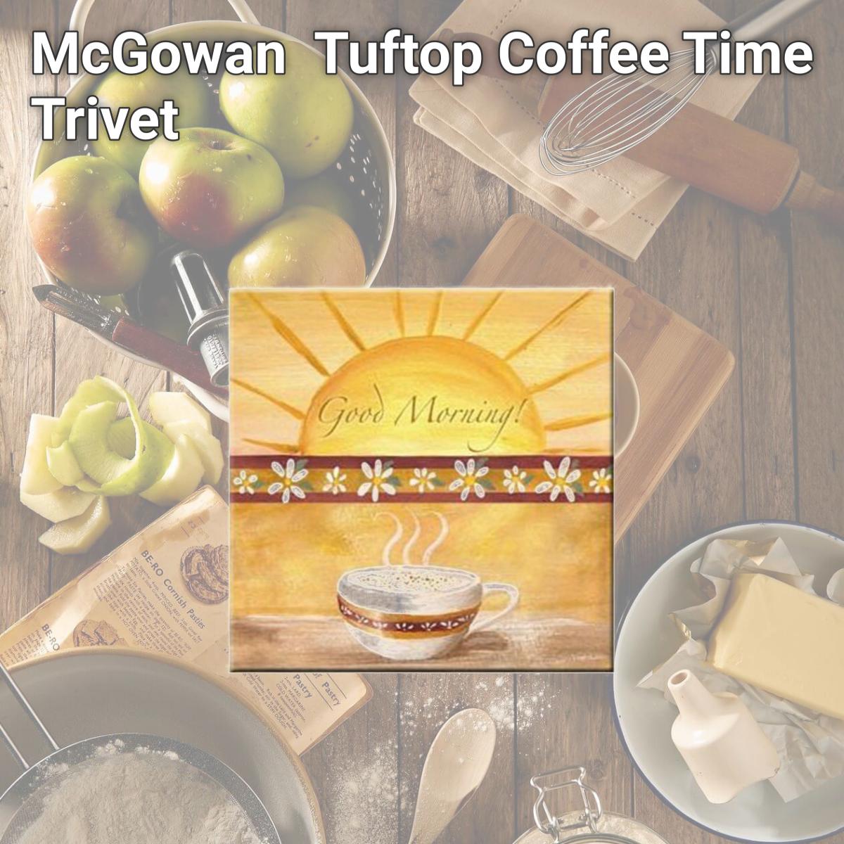 Picture of McGowan TT00586 Tuftop Coffee Time Trivet