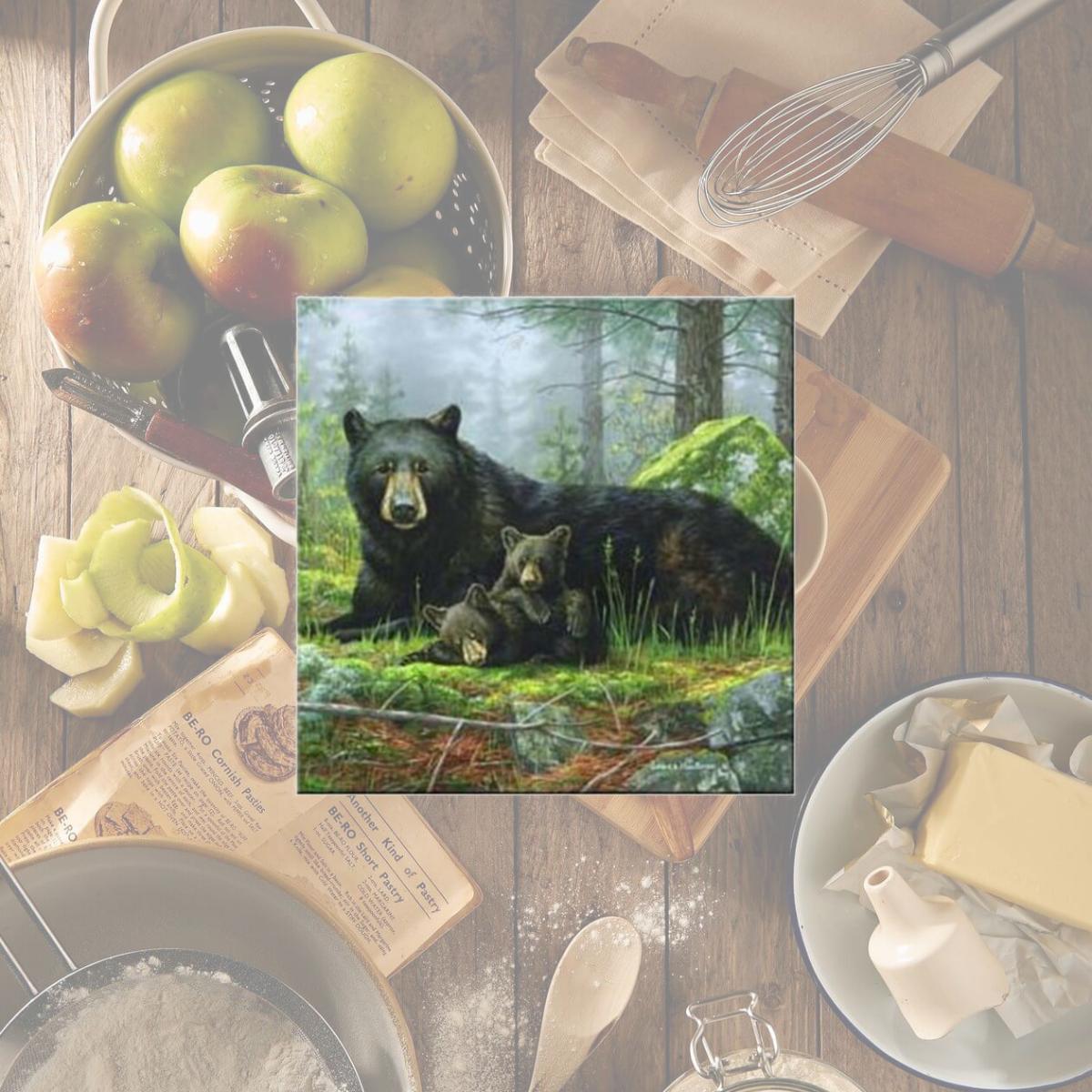 Picture of McGowan TT92426 Tuftop Black Bears Trivet