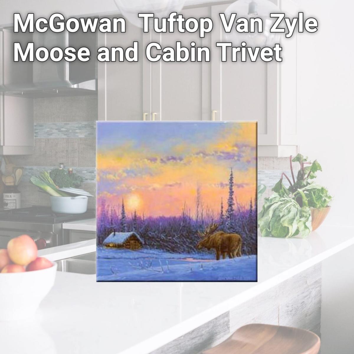 Picture of McGowan TT70026 Tuftop Van Zyle Moose and Cabin Trivet