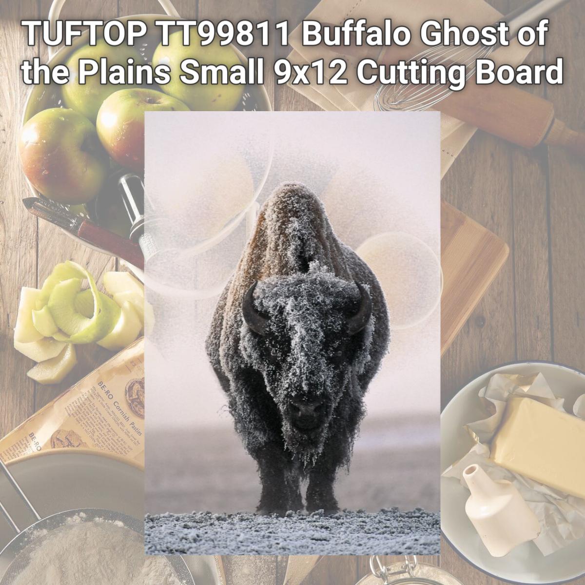 Picture of TUFTOP TT99811 Buffalo Ghost of the Plains Small 9x12 Cutting Board