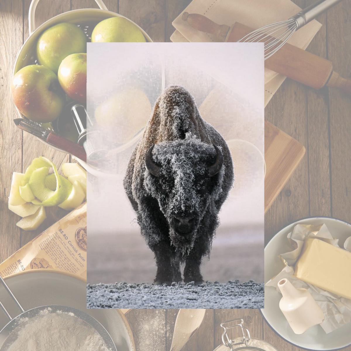 Picture of TUFTOP TT99811 Buffalo Ghost of the Plains Small 9x12 Cutting Board
