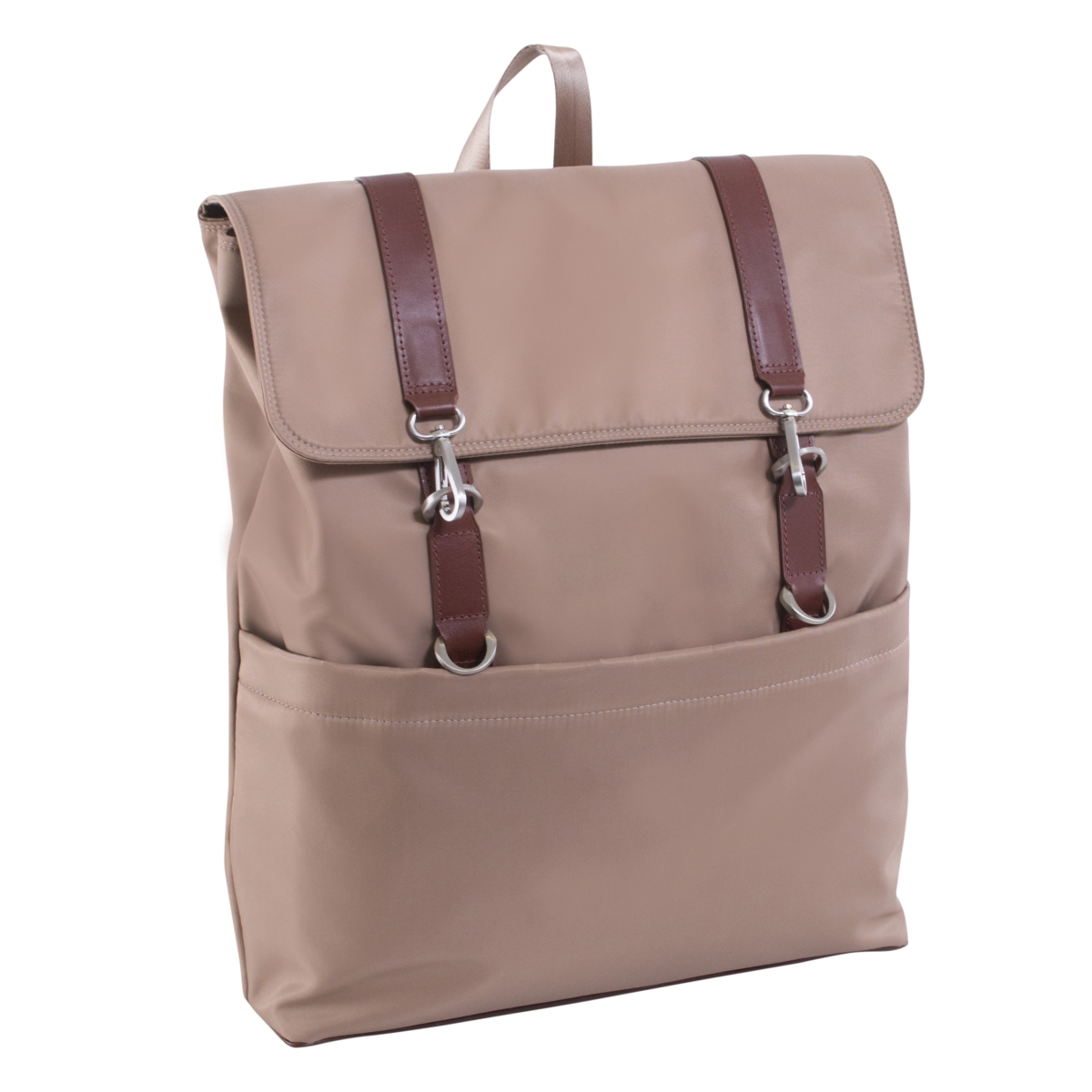 UPC 642154184740 product image for McKlein USA 18474 15 in. Element Nylon Flap Over Laptop Backpack, Khaki | upcitemdb.com