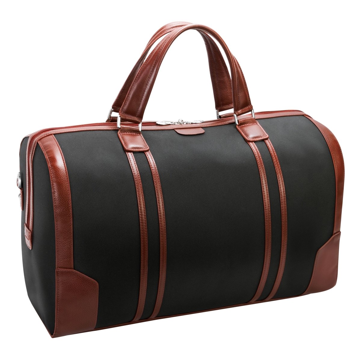 Mcklein Usa 78195 20 In. U Series Kinzie Nylon Two-tone Tablet Carry-all Duffel Bag, Black
