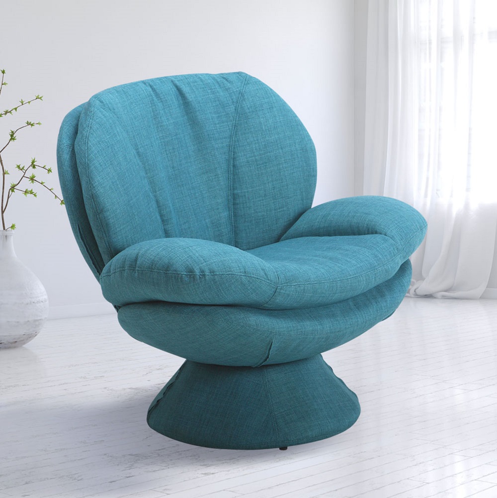 Port300150uph Leisure Accent Chair, Turquoise Blue