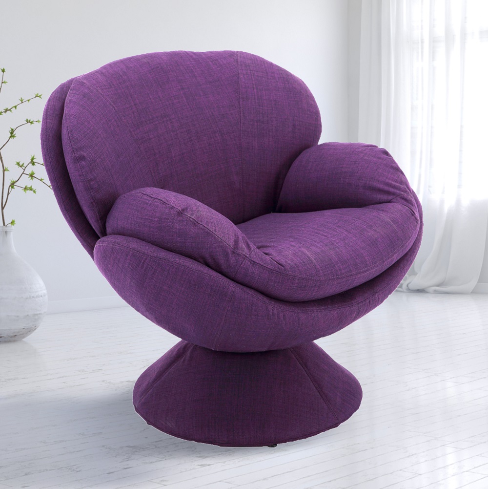 Port300170uph Leisure Accent Chair, Purple