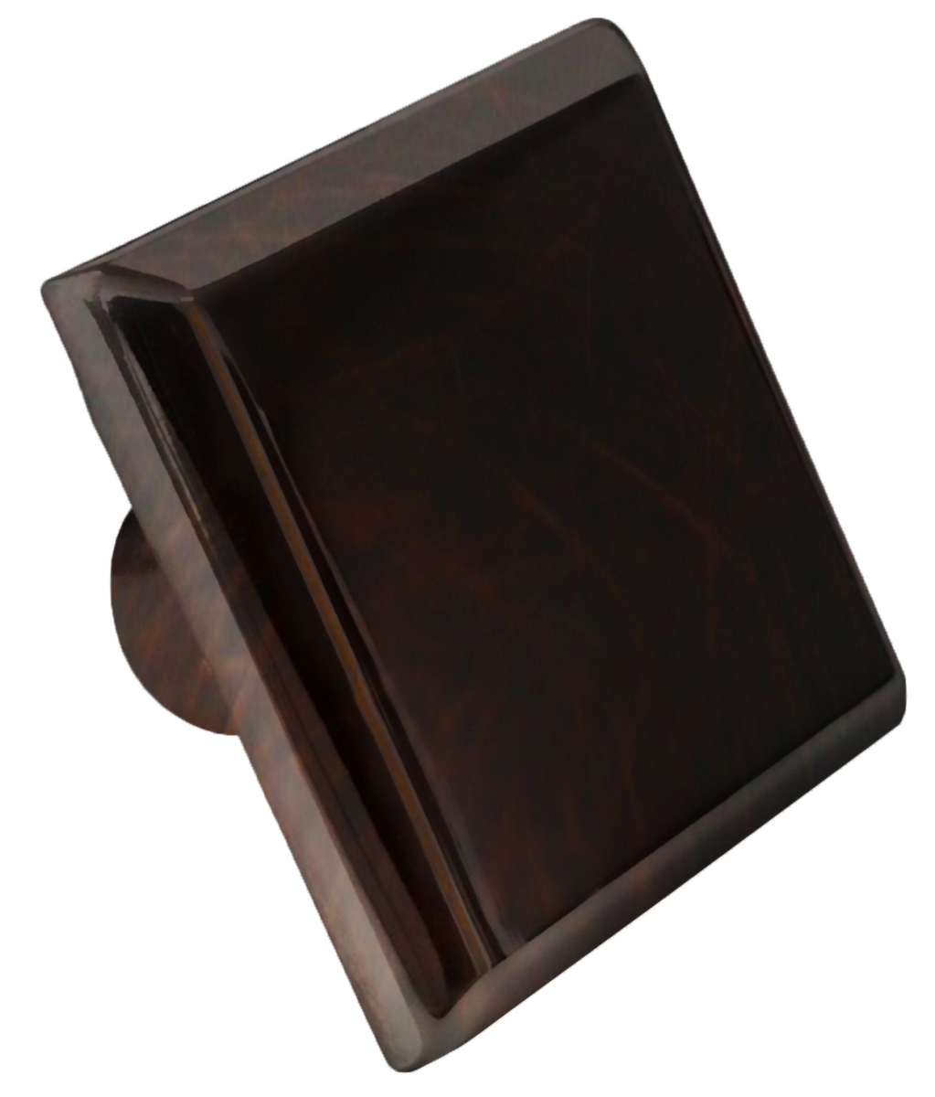 Ai-21407 1.2 In. Square Stainless Steel Cabinet Knob, Oil Rubbed Bronze