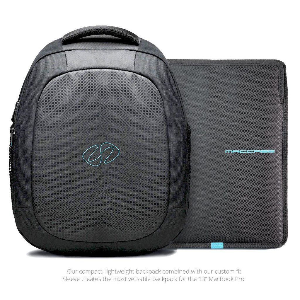 Mbpbp-13 13 In. Macbook Pro Backpack Plus Sleeve - Black