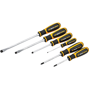 Combination Dual Material Screwdriver Set - 6 Piece