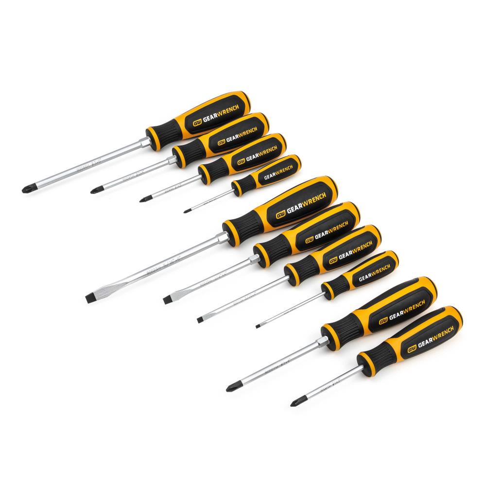 KDT-80060H 10 Piece Combination Dual Material Screwdriver Set