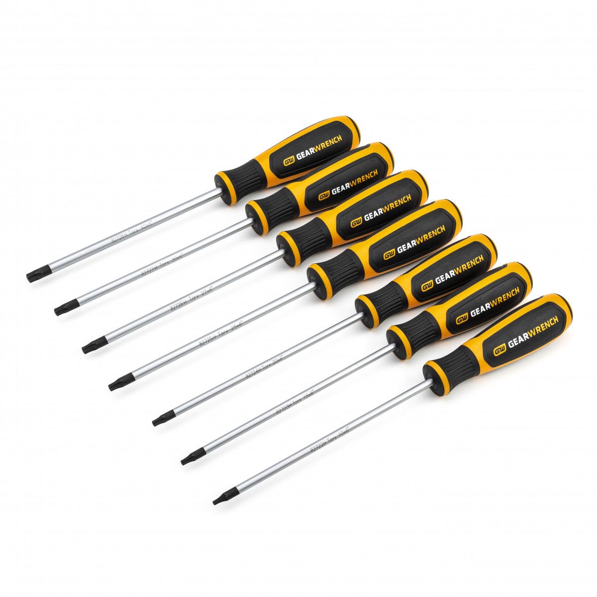 6 in. Torx Blade Dual Material Screwdriver Set - 7 Piece