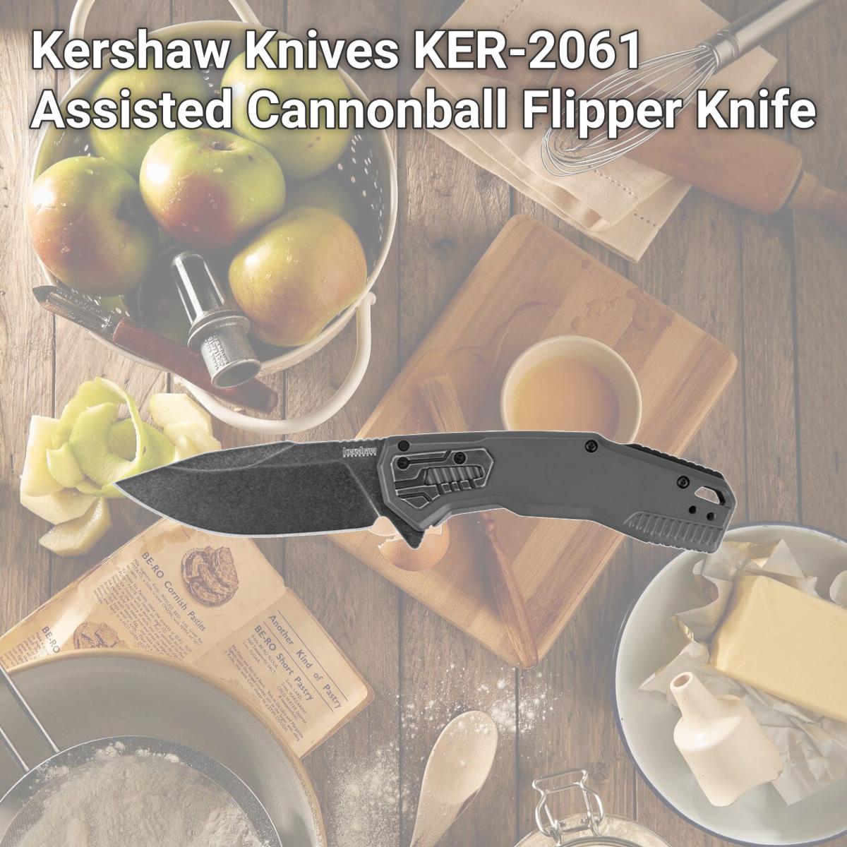 Picture of Kershaw Knives KER-2061 Assisted Cannonball Flipper Knife