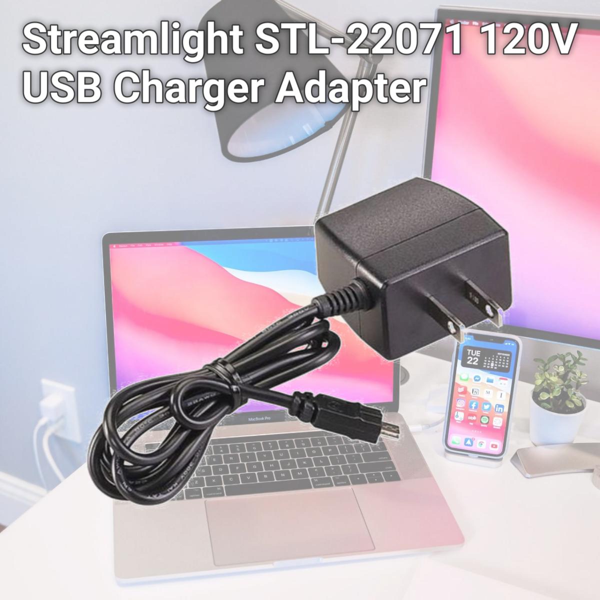 Picture of Streamlight STL-22071 120V USB Charger Adapter