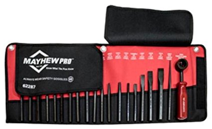 May-62287 Pro Series Punch & Chisel Set - 20 Piece