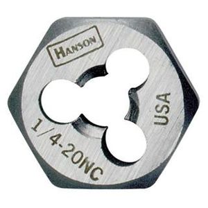 Ahn-7223 0.25 In. - 28 Nf Right-hand Re-threading Hexagon Fractional Die