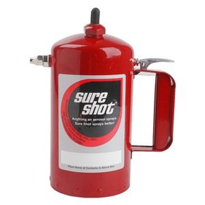 Sur-a1000r Red Sprayer Steel Canister Powder Coated