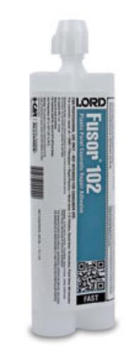 Fus-102 10.1 Oz Plastic Body Cosmetic Repair Adhesive, Bright White