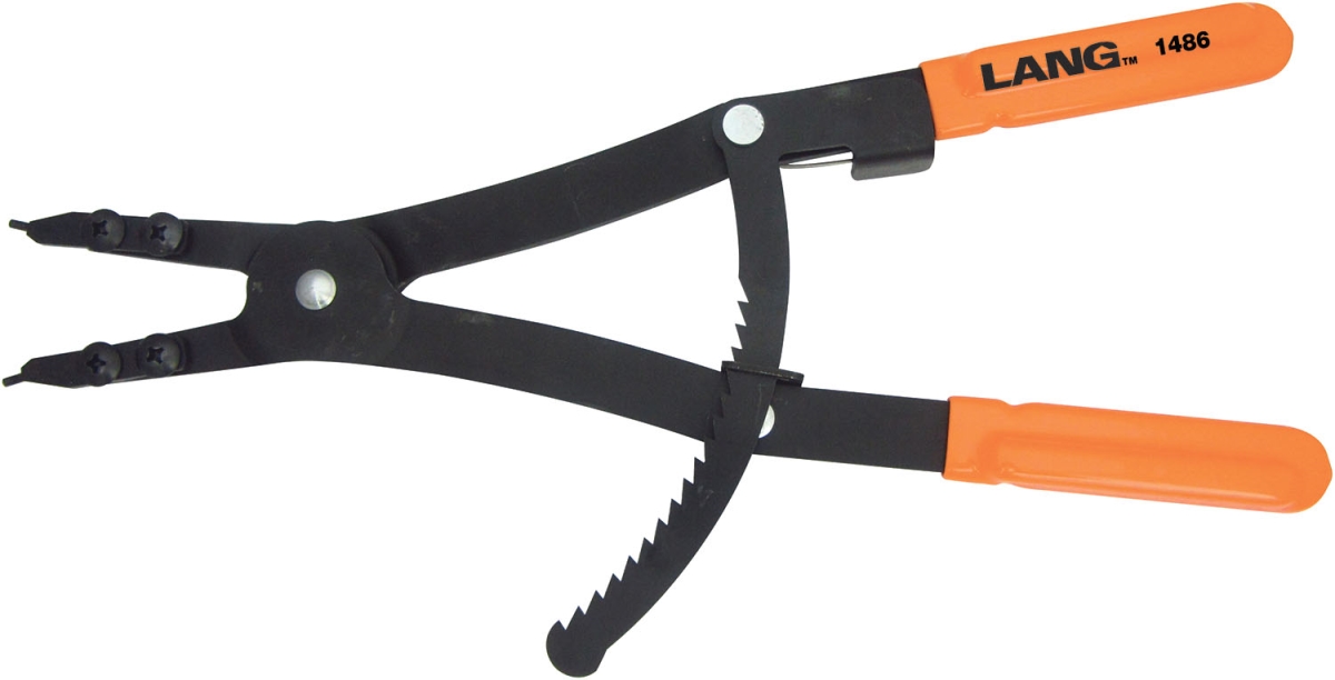 Lng-1486 External Retaining Ring Plier With Interchangeable Tip