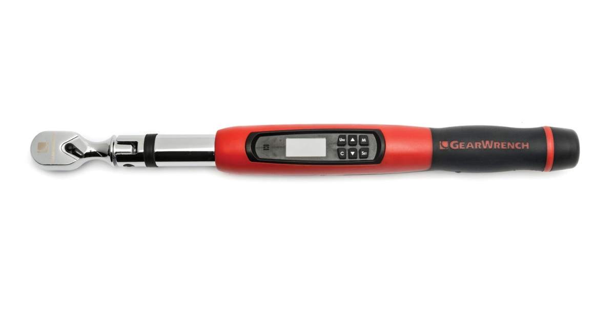 Kdt-85078 0.37 In. Drive Flex-head Electronic Torque Wrench With Angle