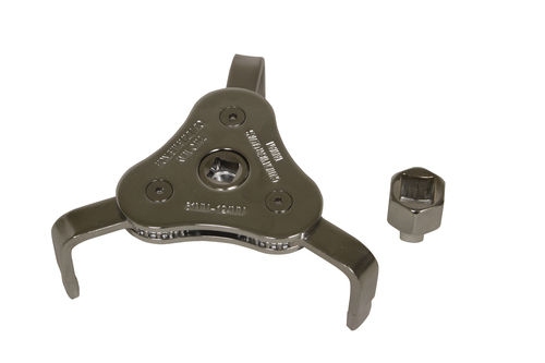 63830 61-124 Mm 3 Jaw Wrench & Adapter