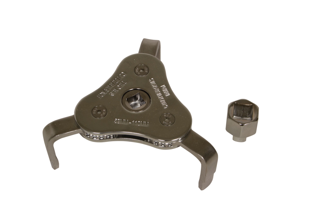 63850 58-110 Mm 3 Jaw Wrench & Adapter