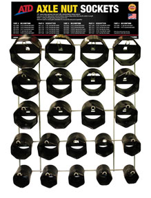 Atd Tools Atd-11293 22 Piece Axle Nut Socket Display