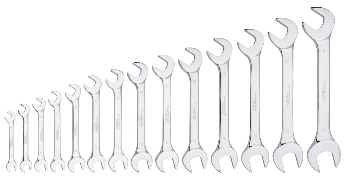 Plt-99420 14 Piece Metric Full Polished Angle Wrench Set