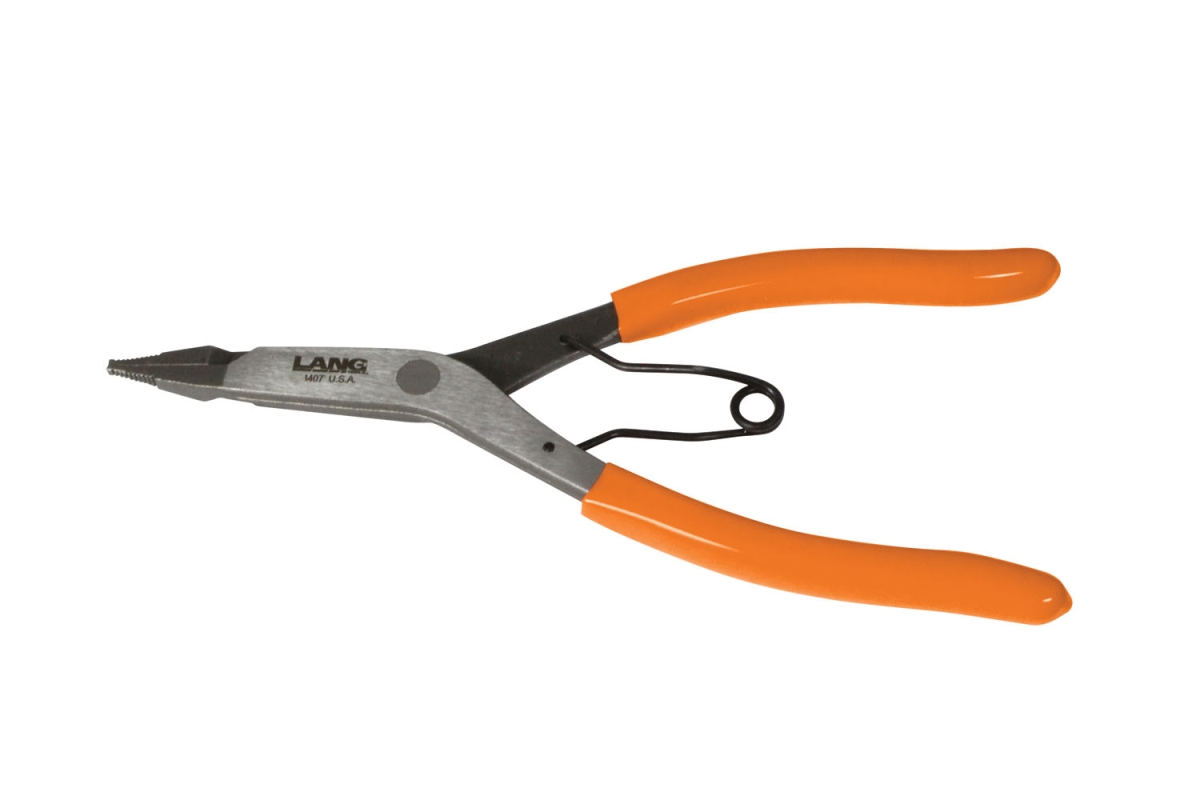 Lng-1407 9 In. Straight Tip Lock Ring Pliers