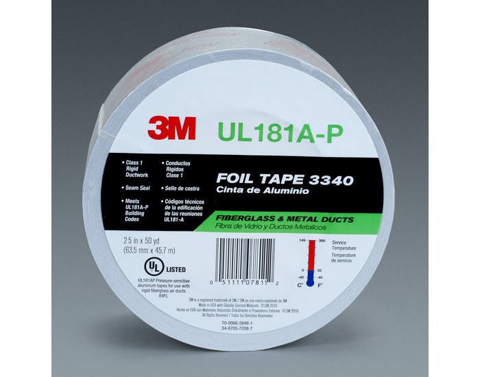 -07811 Foil Acrylic Tape, Silver