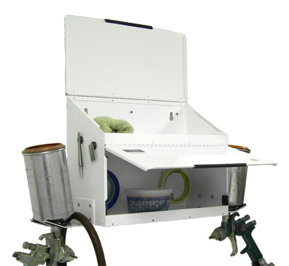 Kar-14008 Booth Magnetic Enclosed Cabinet & Spray Gun Holding Rack - Box Of 2