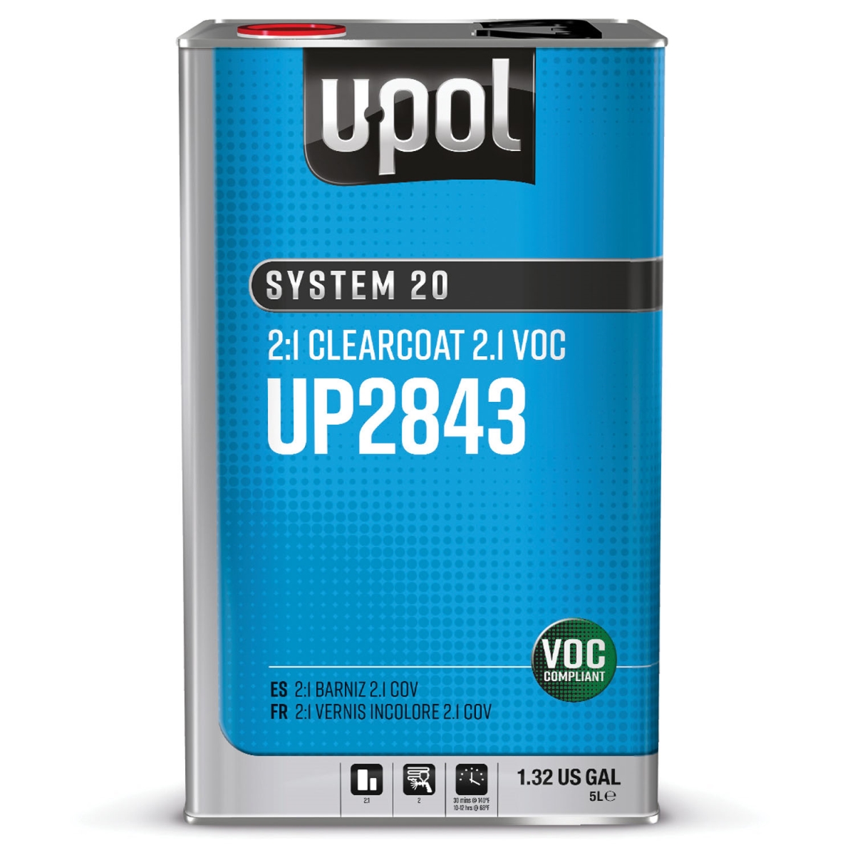 Upl-up2843 2.1 Voc Clear Coat, 5 Litre
