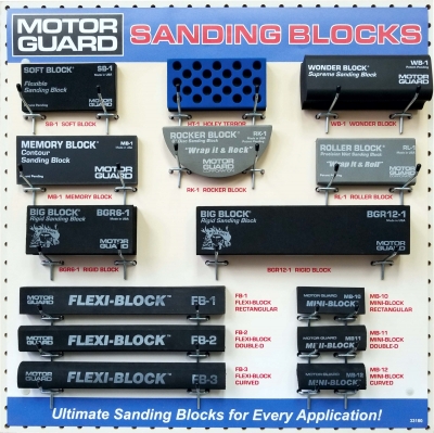 Motor Guard Mot-dp-5000 24 X 24 In. Sanding Block Display Board