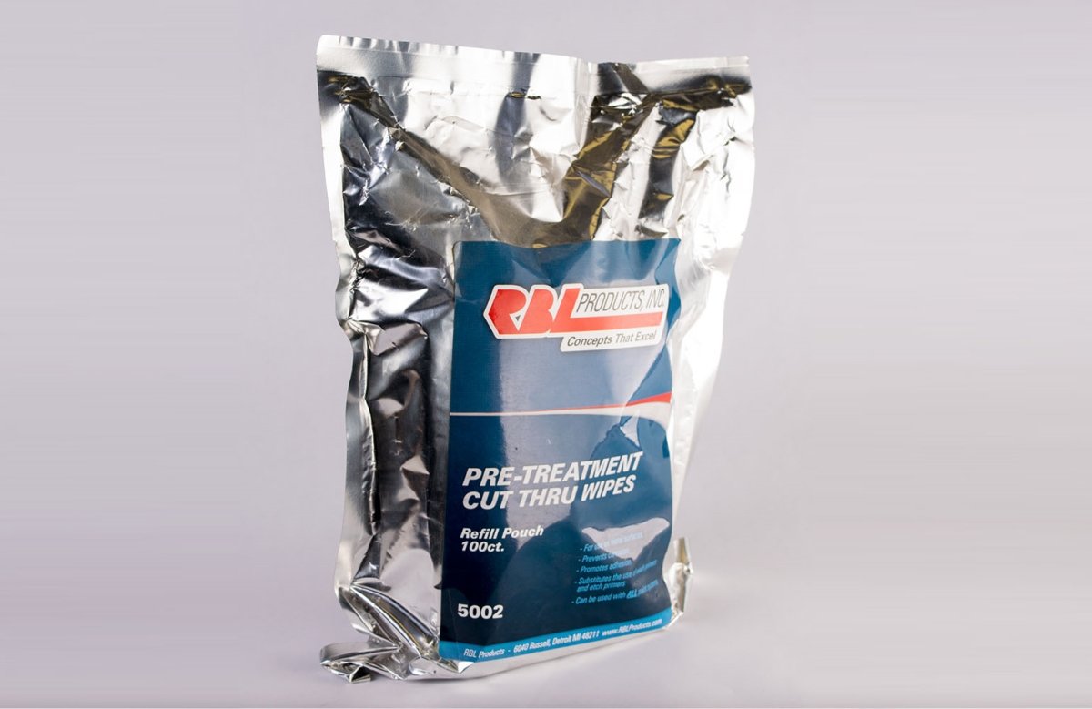 Rbl-5001 9 X 9 In. Pre-treatment Cut Thru Wipes Canister - Pack Of 100