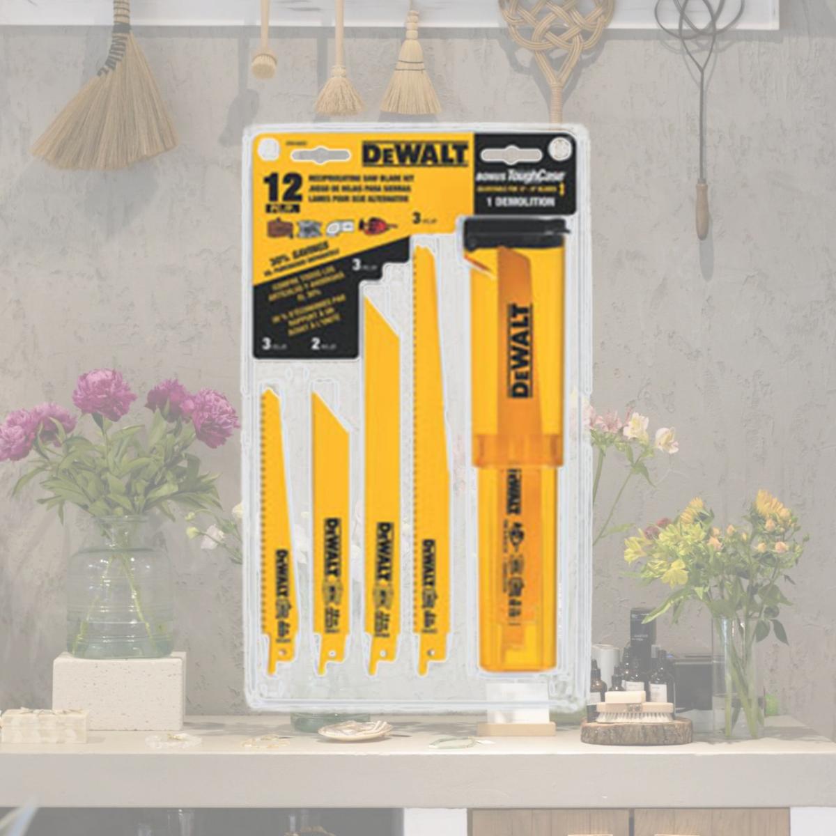 Picture of DeWalt DWT-DW4892 Bi-Metal Reciprocating Saw Blade Set With Telescoping Case