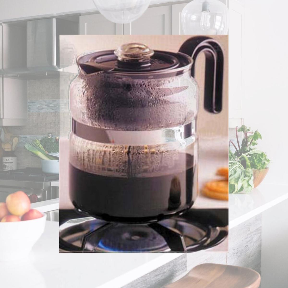 Picture of Medelco PK008 8 Cup Glass Stovetop Percolator