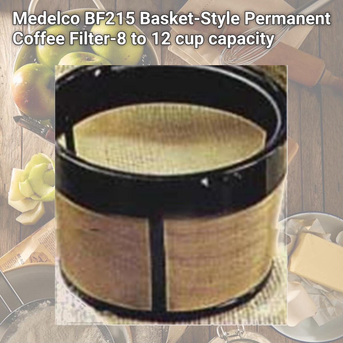 Picture of Medelco BF215 Basket-Style Permanent Coffee Filter-8 to 12 cup capacity